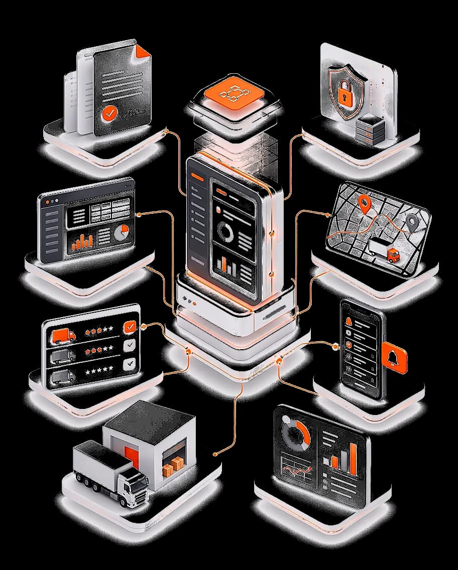 VEZUBR — платформа управления перевозками: документы и ЭПД, безопасность данных, аналитика, маршруты и доставка, рейтинг перевозчиков, уведомления и склад